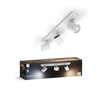 Philips Hue White Ambiance Runner Spot 3 x 5 W GU10, télécommande incluse, Dimmable, Contrôlable via App, Compatible avec Amazon Alexa (Echo, Echo Dot)