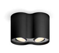 Philips Hue White Ambiance Spot Double Pillar Noir