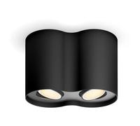 Philips Projecteur LED double Hue Pillar – Blanc chaud-froid, GU10, compatible Alexa/Google Home