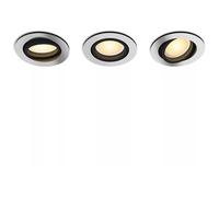 Philips Hue White Ambiance Spots À Encastrer Milliskin (Lot De 3) aluminium