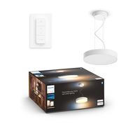 Philips Suspension Hue White Ambiance Enrave Blanche, Bluetooth, Alexa, Google, Apple HomeKit