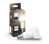 Philips Hue White, ampoule LED connectée B22 Equivalent 75W, 1100 lumen, Compatible Bluetooth, fonctionne avec Alexa, Google Assistant et Apple Homekit