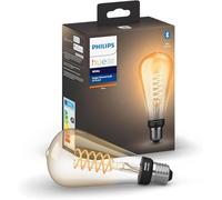 Ampoule LED connectée Philips Hue oblong IP20 E27 550lm 7W blanc chaud