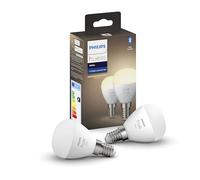 Philips Hue White Pack de 2 sphérique E14