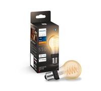 Philips Hue White, ampoule vintage filament compatible Bluetooth, format standard, fonctionne avec Alexa, Google Assistant et Apple Homekit
