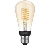 Philips Hue White, ampoule vintage filament E27 compatible Bluetooth, format Edison, fonctionne avec Alexa, Google Assistant et Apple Homekit
