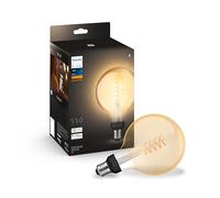 Philips Hue White, ampoule vintage filament E27 compatible Bluetooth, format Giant Globe, fonctionne avec Alexa, Google Assistant et Apple Homekit