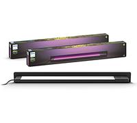 Philips Hue White and Color Amarant, projecteur mural connecté extérieur noir, lot de 2, fonctionne avec Alexa, Google Assistant et Apple Homekit