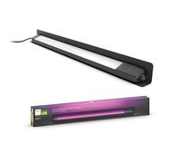 Philips Hue White and Color Ambiance Amarant Noir, Neon LED extérieur linéaire, Éclairage extérieur compatible Bluetooth, fonctionne avec Alexa, Google Assistant et Apple Homekit