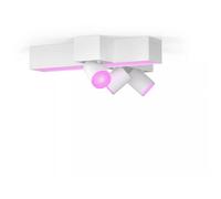 Philips Hue White And Color Ambiance Plafonnier En Croix À Trois Spots Centris Blanc