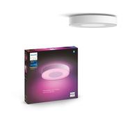 Philips Hue White and Color Ambiance Plafonnier Infuse Large, Blanc, Plafonnier led avec Bluetooth, Luminaire Philips compatible avec Alexa, Google Assistant et Apple Homekit