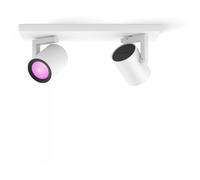 Philips Hue White And Color Ambiance Spot Double Argenta Blanc