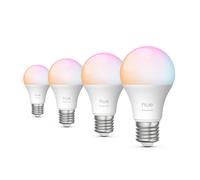 Philips Hue White & Color Ambiance A60 - E27 Ampoule Connectée Essential - 806 lm - 8 w - Pack De 4