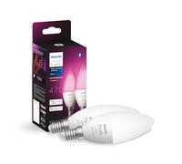 Philips Ampoule LED connectée Hue White & Color Ambiance E14 Bluetooth pack de 2