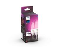 Philips Ampoule LED connectée Hue White & Color Ambiance E14 Bluetooth pack de 2