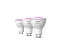 Philips Hue Ampoule LED connectée White and Color Ambiance GU10 400 lm Pack de 3 Bluetooth