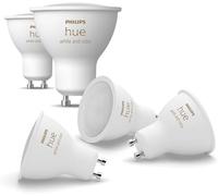 Philips Hue White and Color Ambiance Ampoule LED connectée Pack de 5, culot GU10, 400 lumens, Compatible Bluetooth. Fonctionne avec Alexa, Google Assistant et Apple HomeKit