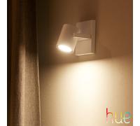 Philips Hue White & Color Ambiance Argenta Projecteur GU10 à 1 source lumineuse, 8720169318250,