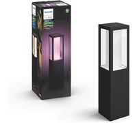 Philips Hue White & Color Ambiance, Borne extérieure IMPRESS, Noire, fonctionne avec Alexa, Google Assistant et Apple Homekit