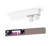 Philips Pack 2 ampoules Hue Centris White & Color Ambiance, gradables, 16M couleurs, Alexa, blanc