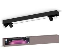 Philips Hue White & Color Ambiance Centris 4 lumières, dimmable, 16 millions de couleurs, contrôlable par application, compatible Amazon Alexa, noir.