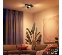 Philips Hue White & Color Ambiance Centris Projecteur GU10 et LED à 4 sources lumineuses, en croix, 8720169318670,