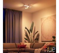 Philips Hue White & Color Ambiance Centris Projecteur GU10 et LED à 4 sources lumineuses, en croix, 8720169318731,