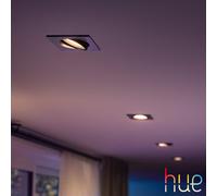 Philips Hue White & Color Ambiance Centura Spot encastré GU10 angulaire, 8720169319158,