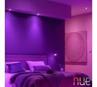 Philips Hue White & Color Ambiance Centura Spot encastré GU10 rond, 8720169318915,