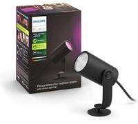 Philips Hue - Projecteur de jardin Lily - White & Color Ambiance LED - Anthracite 8W IP67