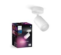 Philips Hue White & Color Ambiance Fugato Spot 1 flg. blanc 1x350lm, réglable, 16 millons de couleurs, contrôlable via app, compatible avec Amazon Alexa (Echo, Echo Dot)