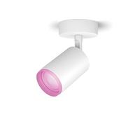 Philips Hue White & Color Ambiance FUGATO Spot 1x5.7W, Blanc, Compatible Bluetooth, fonctionne avec Alexa, Google Assistant et Apple Homekit