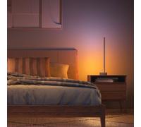 Philips Hue White and Color Ambiance, lampe à poser Gradient Signe, base ton bois, compatible Bluetooth, fonctionne avec Alexa, Google Assistant et Apple Homekit