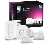 Kit variateur de lumière + 3 ampoules Philips Hue LED GU10 3x4.2W 2000-6500K - [EEK: Conforme]