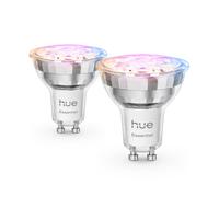 Philips Hue White & Color Ambiance Gu10 - Spot Connecté Essential - 345 lm - 4,7 w - Pack De 2