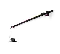 Philips Hue white & Color ambiance Kit De Base Perifo Pour Mur, Droit (2 spots, 1 tube Lumineux Gradient) Noir