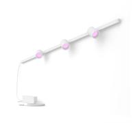 Philips Hue white & Color ambiance Kit De Base Perifo Pour Mur, Droit (3 spots) Blanc