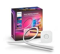 Philips Hue White&Color Ambiance, Kit Démarrage Play Gradient PC, 1x24-27" | Kit 1 Ruban LED RGBW, Écran de 24 à 27 pouces, Synchronisation Jeux & Films, Pont Hue Inclus, Compatible Alexa & Google