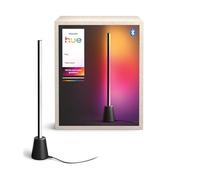 Philips Hue White &Color Ambiance, Lampe à Poser Play Gradient, 60 cm, Noir | Lampe de Salon, Effets Lumineux & Gradients, LED RGBWWIC Blanc & Couleurs, Sync TV via Sync BoxContrôle Vocal et via App