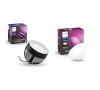 Philips Hue White & Color Ambiance, lampe Iris, compatible Bluetooth, Noir, fonctionne avec Alexa & Go Lampe portable connectée White and Color Compatible Bluetooth, fonctionne avec Alexa
