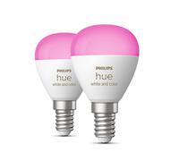 Philips Ampoule LED connectée Hue White&Color E14 Bluetooth compatible Alexa Google Homekit lot de 2