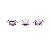 Philips Spots encastrables Hue White & Color Ambiance Centura GU10 Pack de 3