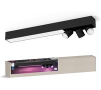 Philips Hue White & Color Ambiance, Plafonnier à 3 Spots Centris, Noir