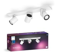 Philips Projecteur Hue White & Color Ambiance Argenta GU10 à 3 sources lumineuses