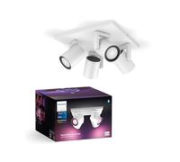 Philips Projecteur de plafond Argenta 929003808201 – GU10 16.8 W blanc chaud à blanc froid RVBB