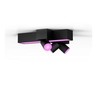 Philips Hue white & Color ambiance Plafonnier En Croix À Trois Spots Centris Noir