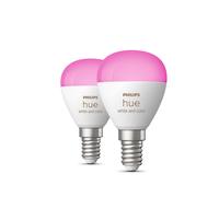 Philips Ampoule LED connectée Hue White&Color E14 Bluetooth compatible Alexa Google Homekit lot de 2