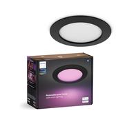 Philips Hue Spot encastré 170 mm - Connecté Bluetooth, Blanc/Couleur (Alexa/Apple/Google) Noir