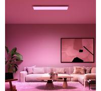 Panneau Lumineux Philips Hue Surimu Plafonnier Led Rvbb Rectangulaire Avec Variateur