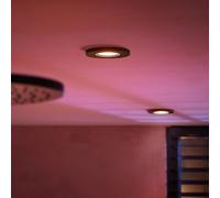 Philips Spots encastrés Hue White & Color Ambiance Xamento – dimmable contrôle vocal & appli – Pack 1
